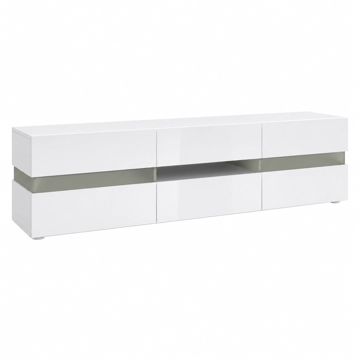 Lowboard – 177 × 45 × 39 cm, mit Schubladen, mit mehreren Türen