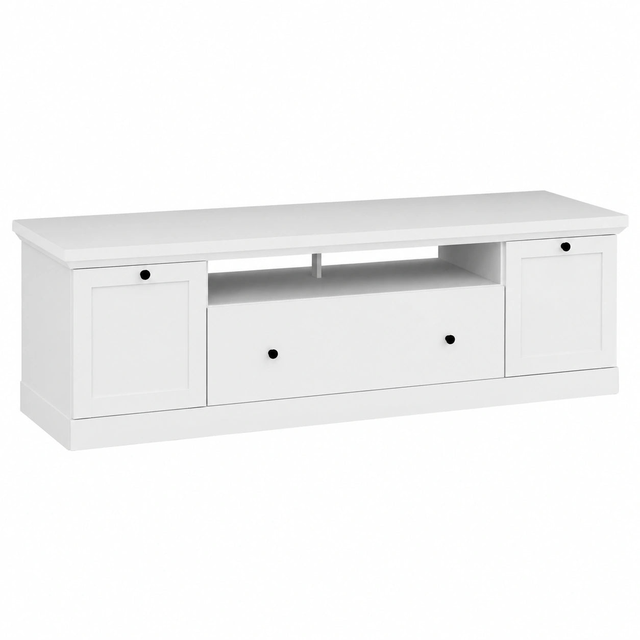 TV-Schrank – 177 × 49 × 41 cm, mit mehreren Türen, aus Metall