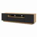 Lowboard – 200 cm, freistehend, aus Eichenholz, Artisan-Eiche