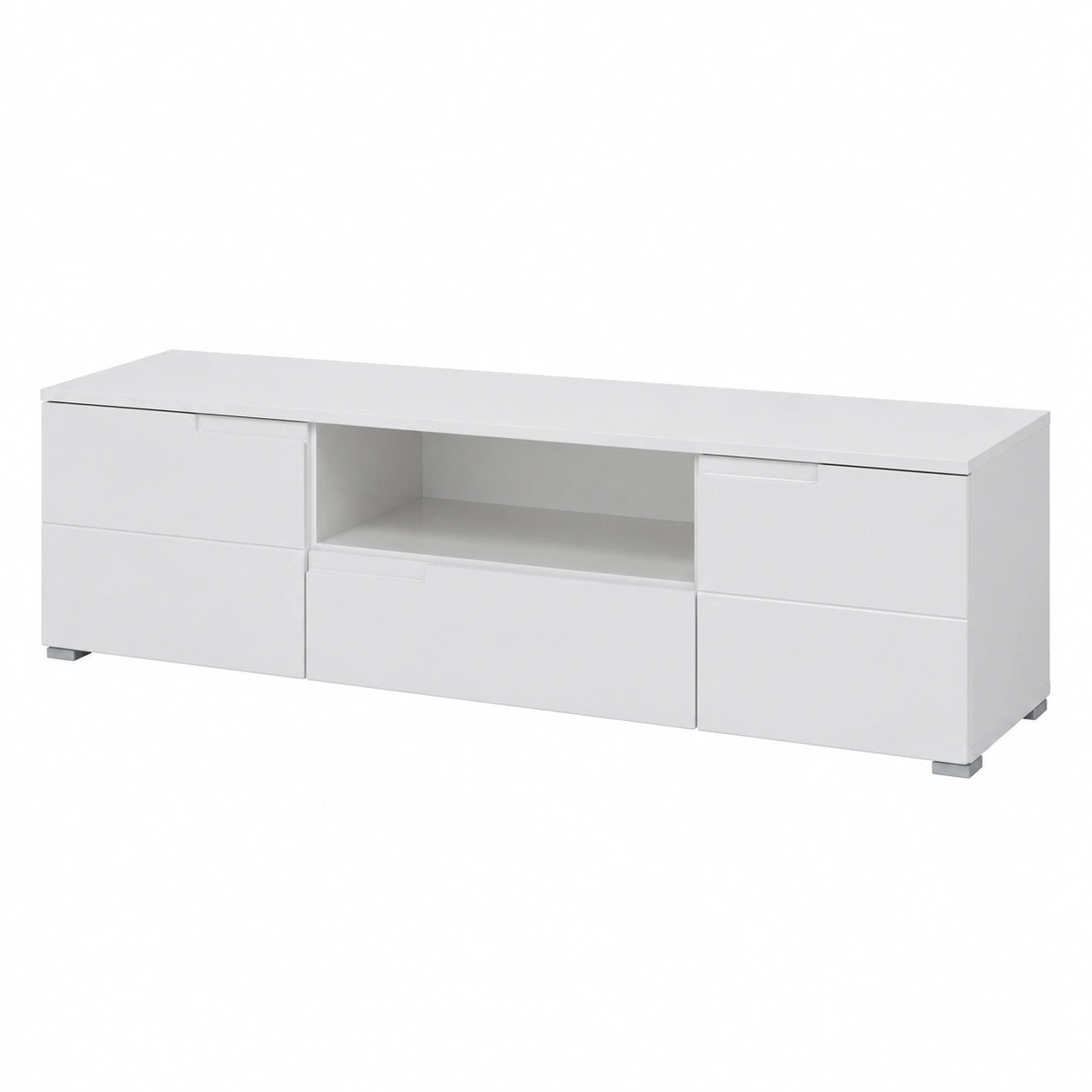 TV-Lowboard – 165 × 42 × 40 cm, moderner Stil, mit Stauraum