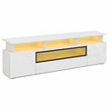 TV-Schrank – 180 cm, mit LED-Beleuchtung, mit Schubladen, mit Ablagen