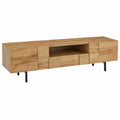 Lowboard – 160 × 43 × 46 cm, aus Eichenholz, Braun